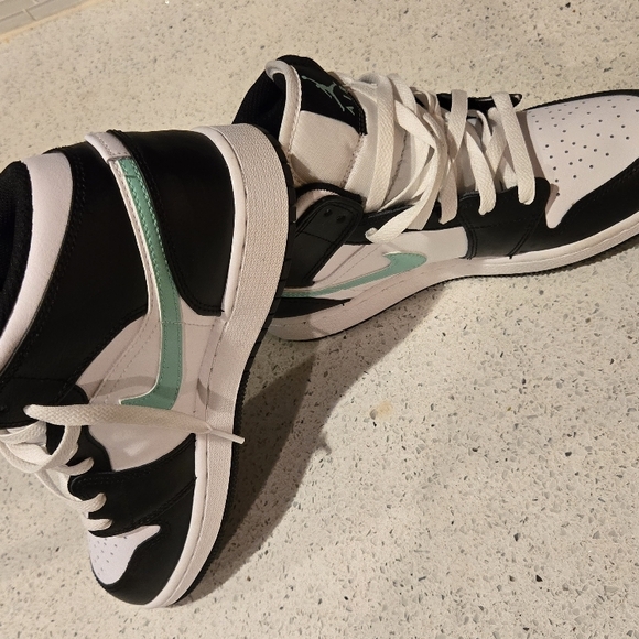 Nike Air Jordan 1 Black and White Sneakers